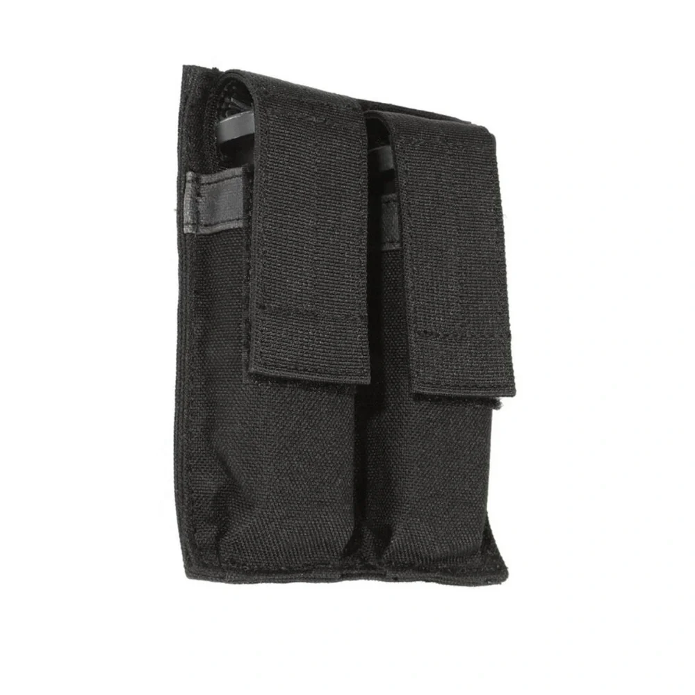 NWT Black Hawk Tactical Pistol Magazine Double Pouch Hook & Loop (black)